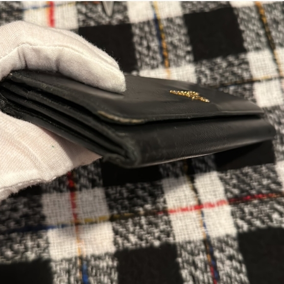 Prada Saffiano Leather Double Snap Long Wallet - Picture 12 of 13